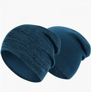 Plain knitted cap
