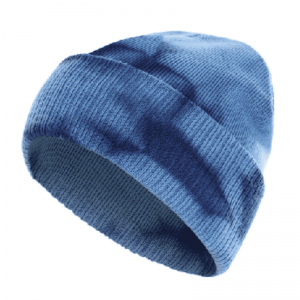Tie-dye knitted hat