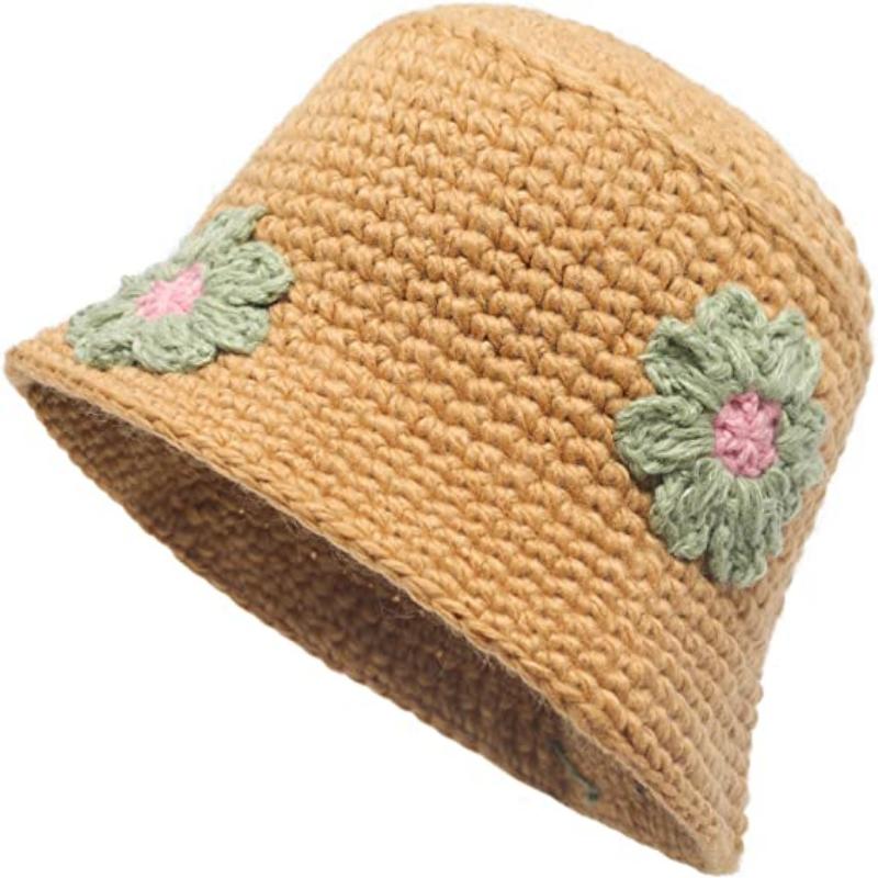 Knitted bucket hat